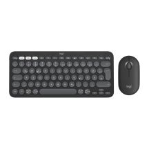 Logitech 920-012203 Keyboard Mouse Included Universal RF Wireless + Bluetooth QWERTZ German Graphite