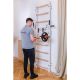 52. GYMNASTIC LAMBER WITH ADJUSTABLE METAL BAR 731W BENCHK