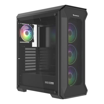 9. NATEC Genesis Irid 505 ARGB NPC-1518 Case (ATX, Micro ATX, Mini ITX; Black)