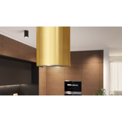 5. MAAN Elba PB 31 Glossy Gold Cooker Hood