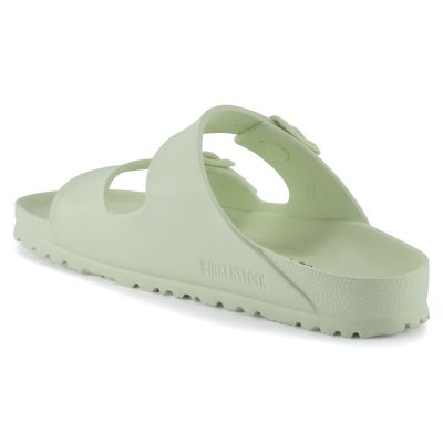 3. Birkenstock Arizona Essentials EVA Regular Faded Lime Men's Foam Slides for Wide Feet (1024571)