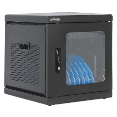 3. Manhattan 180924 Mobile Device Management Cabinet Black
