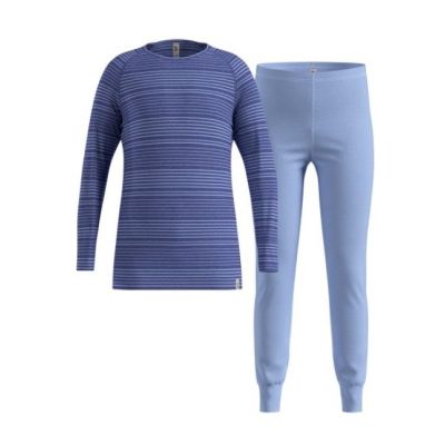 Thermal underwear - Odlo Set long ACTIVE WARM SET size 104cm Blue