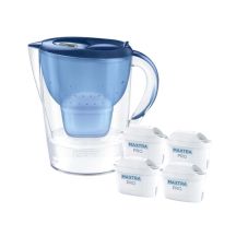 Brita Marella filter jug + 4 MaxtraProPP cartridges (2.4l; blue)
