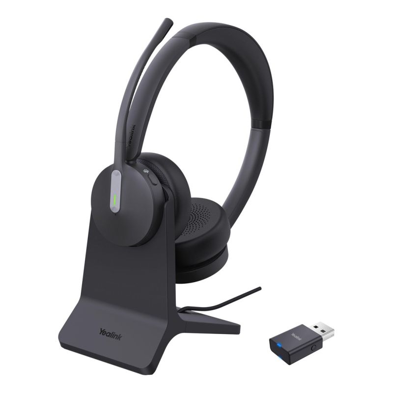 2. Yealink WH64 Dual on-ear headset