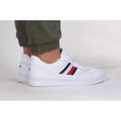 8. Tommy Hilfiger Court Cupsole Retro Lth Stripes M FM0FM04828YBS shoes
