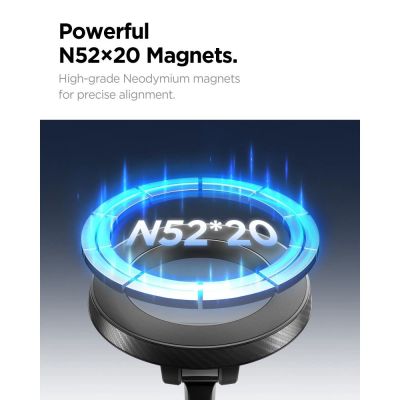 9. Spigen MFT36 MagSafe Car Holder for Dashboard/Windshield - Black