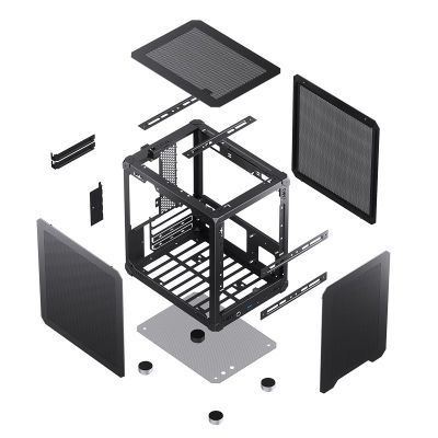 15. Jonsbo C6 Minitower Computer Case Black