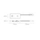 22. Baseus Lite Series multifunctional HUB USB Type C - 2 x USB 3.0 / USB Type C PD / HDMI 1,4 / SD / TF black (WKQX050101)