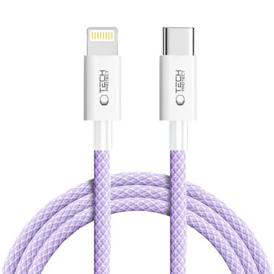 Tech-Protect Ultraboost Lite Lightning Cable PD60W/3A 2m - Purple