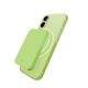 3. Puro Daylight Magsafe Compatible Silicone Case for iPhone 17 - Translucent Green