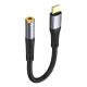 Orico AXC-02 USB-C to 3.5 mm jack audio cable 20 cm - black