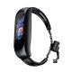 Metal bracelet for Xiaomi Mi Band 3 / 4 / 5 / 6 band strap - black