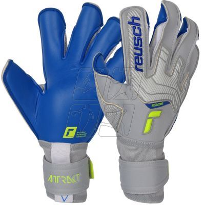 4. Goalkeeper gloves Reusch Attrakt Gold X Evolution Cut M 52 70 964 6006