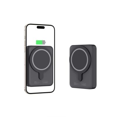 4. Tech-Protect LifeMag PB11 Powerbank with MagSafe 10000mAh 15W USB-C port - black + USB-C cable