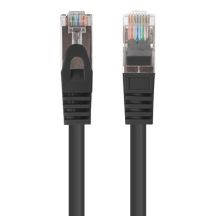 PATCHCORD CAT.6 FTP 1M BLACK FLUKE PASSED LANBERG 10-PACK