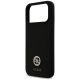 6. Guess Silicone Logo Strass 4G MagSafe Case for iPhone 17 Pro Max - Black