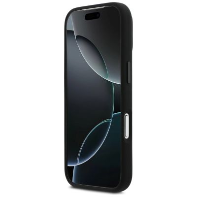 5. BMW M Silicon Tricolor Line MagSafe Case for iPhone 17 Pro - Black