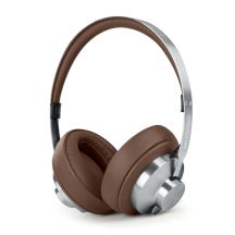 Muse M-298 SBR Headphones/Headset Wired & Wireless Headband Bluetooth Calls/Music Brown, Silver