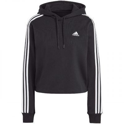 2. adidas Essentials 3-Stripes French Terry Crop Hoodie W IC8767