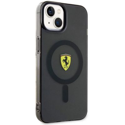 4. Ferrari FEHMP14MURKK iPhone 14 Plus 6.7" black/black hardcase Translucent Magsafe