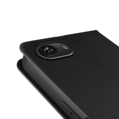 5. Puro Booklet Case with Flip and Wallet for iPhone 16e/17e - Black
