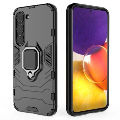 8. Ring Armor case for Samsung Galaxy S23 armored cover magnetic holder ring black