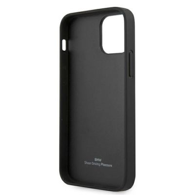7. BMW Leather Deboss case for iPhone 12 mini - black