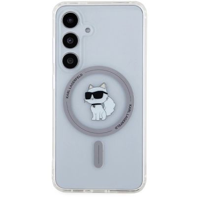 3. Karl Lagerfeld IML Choupette MagSafe case for Samsung Galaxy S24 - transparent
