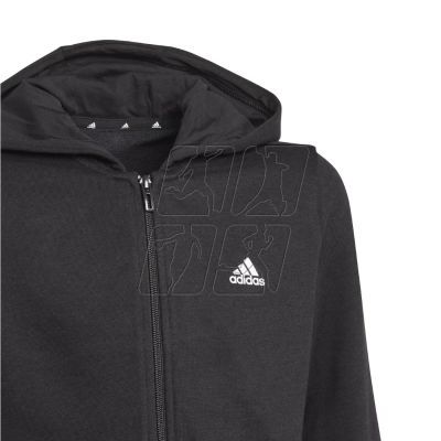 6. Adidas Essentials Full-Zip Hoodie Jr GN4020