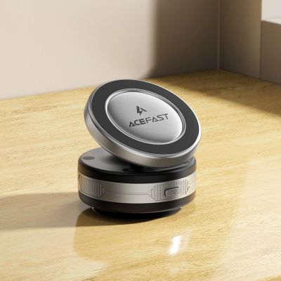 5. Acefast E29 Magnetic Holder with Wireless Charger with Suction Cup for Dashboard/Windshield - Black