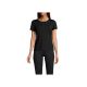 2. CASALL Essential Mesh Detail Tee Black