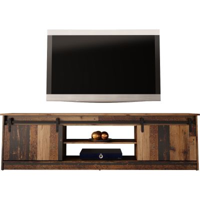 3. TV cabinet GRANERO 200x56.7x35 old wood