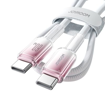5. Joyroom S-A42 Crystal-Clear Series 60W USB-C - USB-C cable 1.2m - white