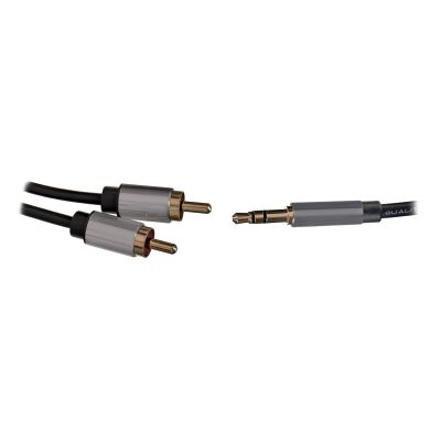 8. 3.5mm Male to 2RCA Male Audio Cable 5m Black