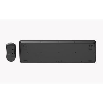 5. GEMBIRD WIRELESS SLIM PRO BUSINESS DESK KEYBOARD + MOUSE SET, BLACK, US LAYOUT