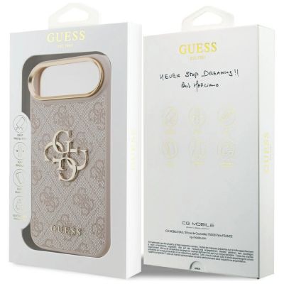 8. Guess 4G Big 4G Classic Logo iPhone Air Case - Rose Gold