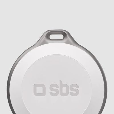 6. SBS Track My Circle Waterproof IP65 Locator Compatible with Apple Find My - White