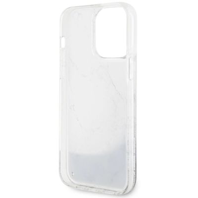 7. Guess GUHCP14XLCSGSGH iPhone 14 Pro Max 6.7" white/white hardcase Liquid Glitter Marble