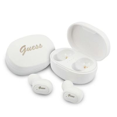 Guess Bluetooth Wireless Headphones GUTWST30WHTWS + Docking Station - White