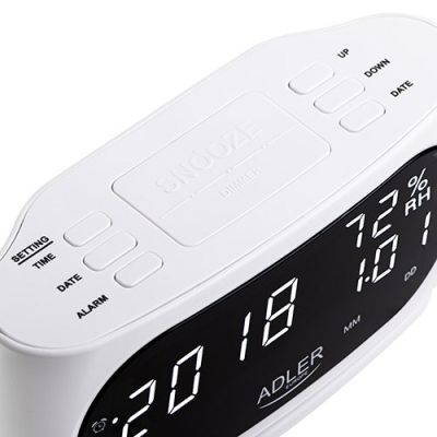 14. Alarm clock ADLER AD 1186 white