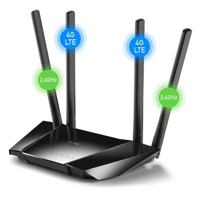 4. CUDY LT400_EU router 300 Mbps Wireless N 4G LTE Cat.4 SIM