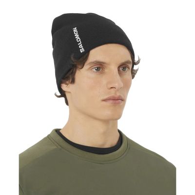 2. Salomon Graphic Beanie LC2708700 Black OSFA
