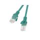 3. PATCHCORD CAT.6 UTP 3M GREEN FLUKE PASSED LANBERG 10-PACK