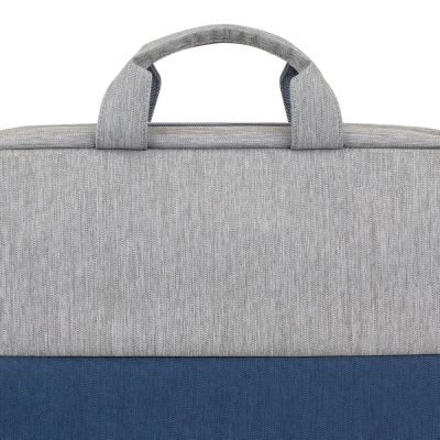 Rivacase 7532 39.6 cm (15.6") Briefcase Blue, Gray