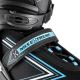 2. NILS EXTREME NH11912 A 2IN1 ROLLER SKATES BLACK-BLUE SIZE M (35-38) WITH REPLACEABLE HOCKEY BLADE