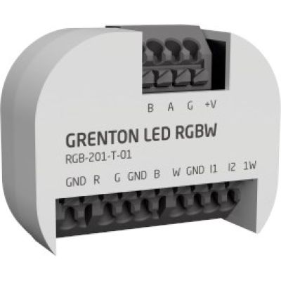2. Grenton RGBW LED dimming module / 1-wire / digital inputs (2 inputs) / flush-mounted / TF-Bus
