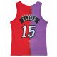 2. Mitchell & Ness NBA Toronto Raptors Vince Carter Tie Dye Cotton Tank - TTNK3206-TRAYYVCAPRRD