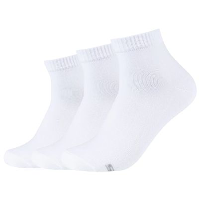 Skechers 3PPK Basic Quarter Socks SK42004-1000 White 39-42