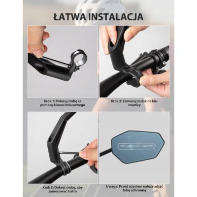 3. ROCKBROS bicycle mirror 260004001 left